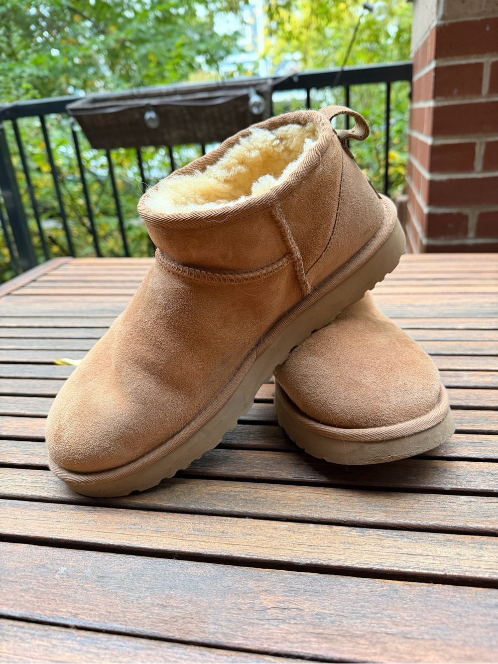 UGG Tan Ultra Mini Boots